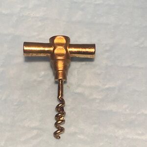Vintage Gold Tone Corkscrew
